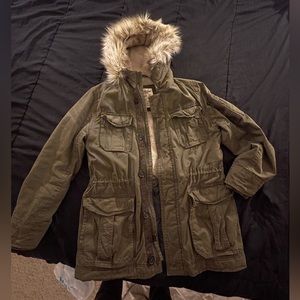 American eagle parka jacket medium